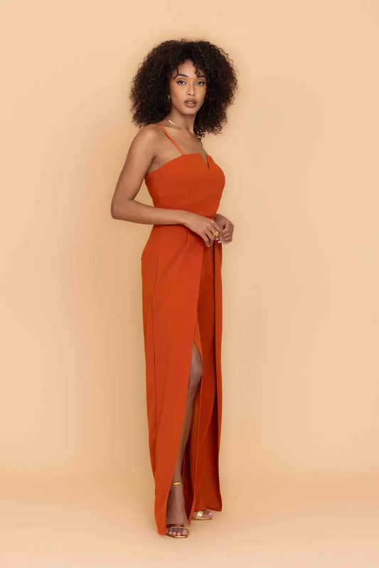 DANDY Overall in gebranntem Orange