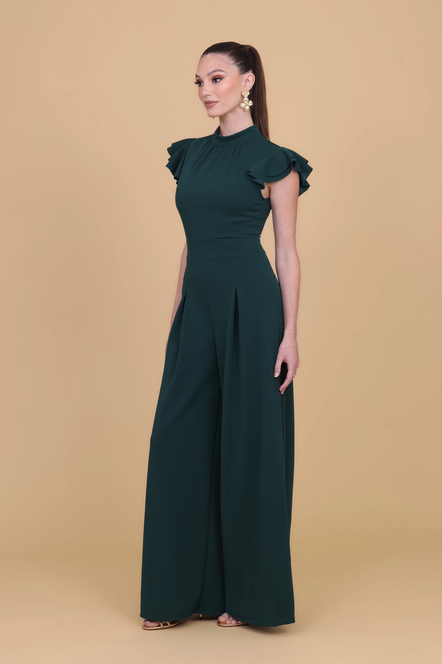 ASHLEY Forest Green Jumpsuit