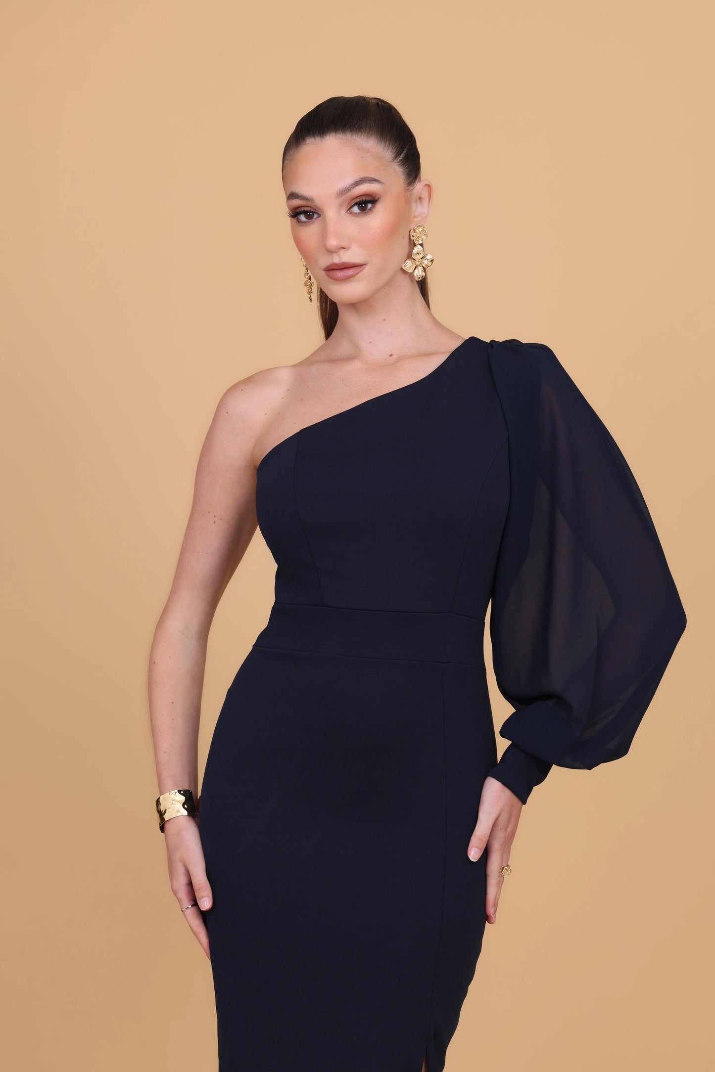 EMILY Navy Maxi Dress