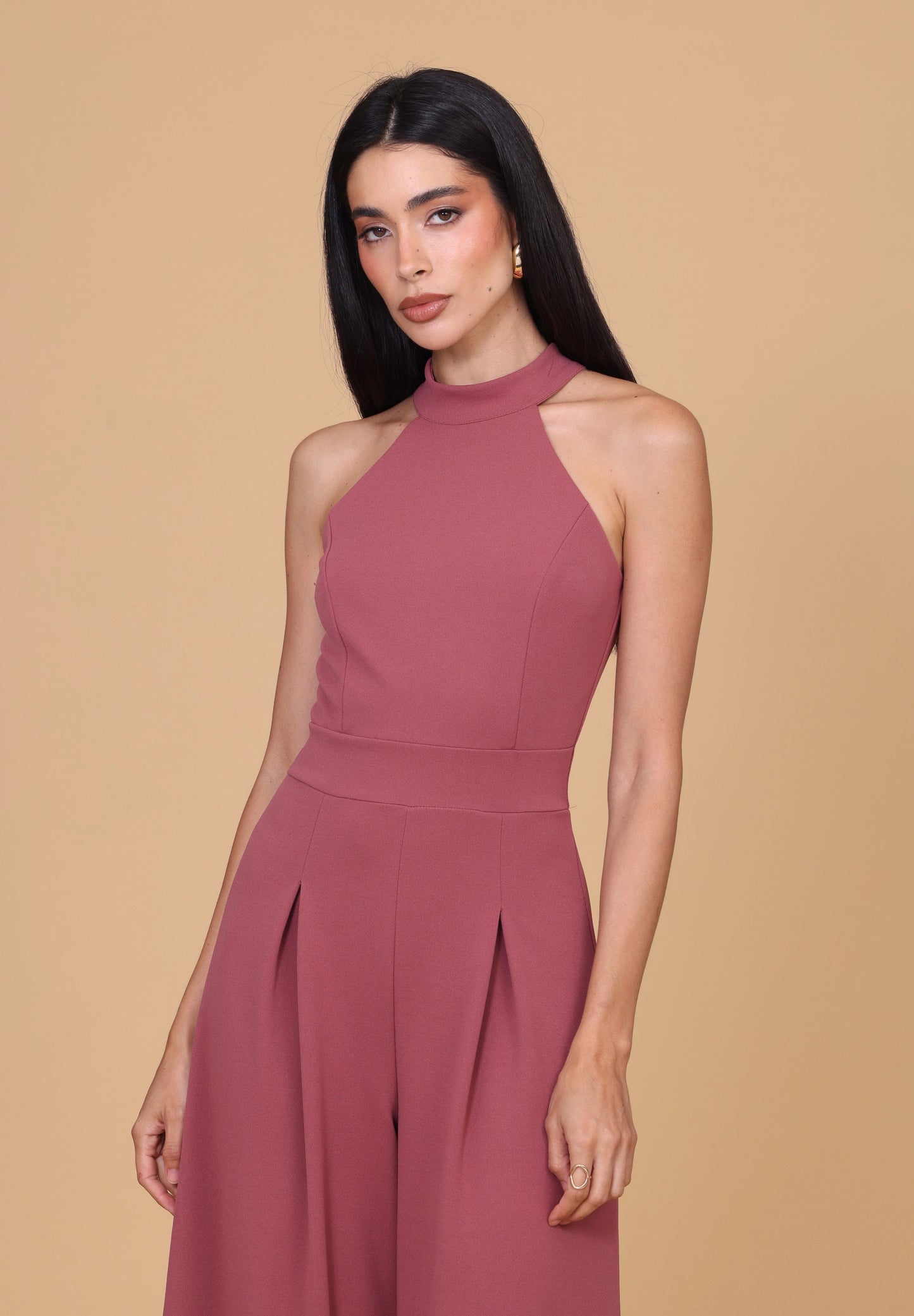 LEILA Dark Mauve Pink Jumpsuit