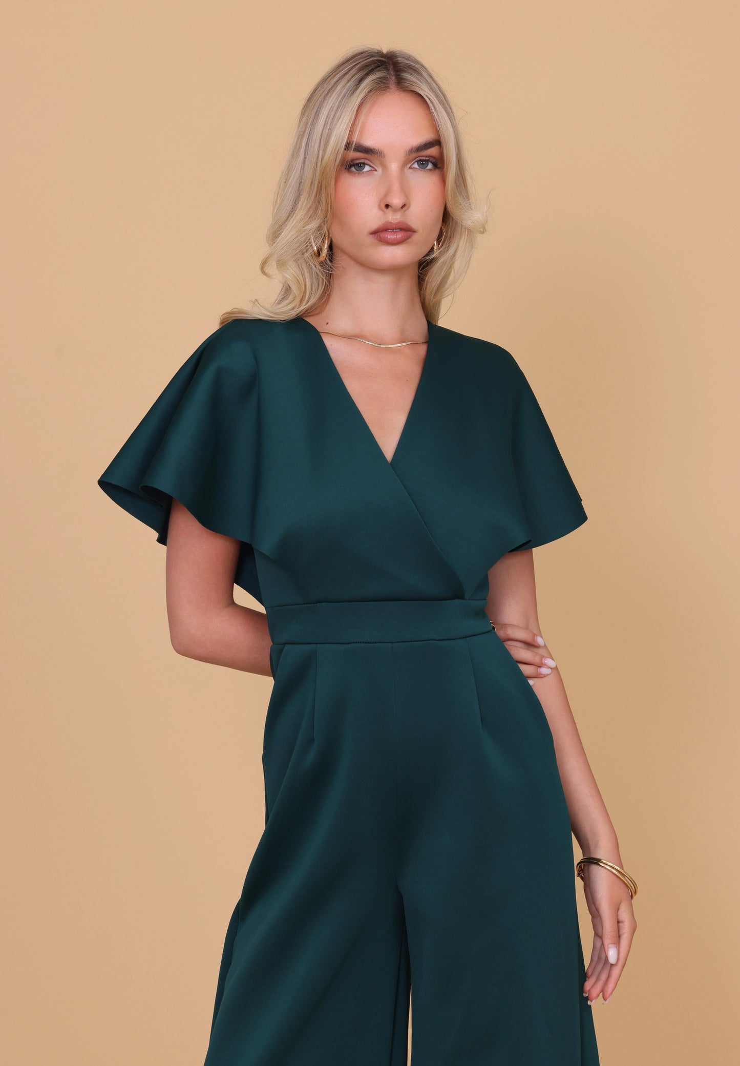 BETTY Forest Green Jumpsuit