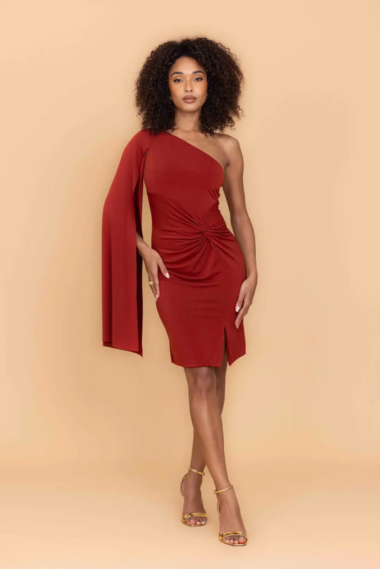 BRAX Burnt Orange Mini Dress