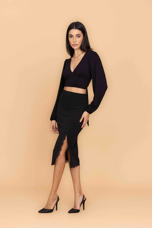CRISSY Black Top
