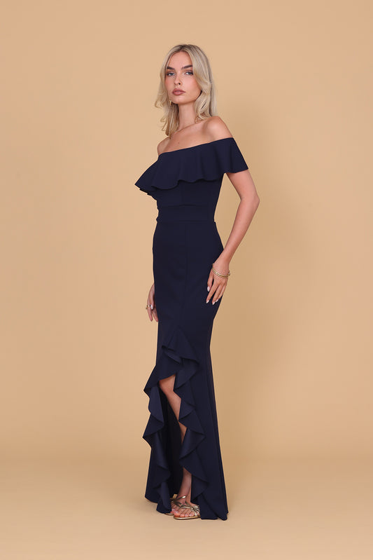 EVIE Navy Maxi Dress
