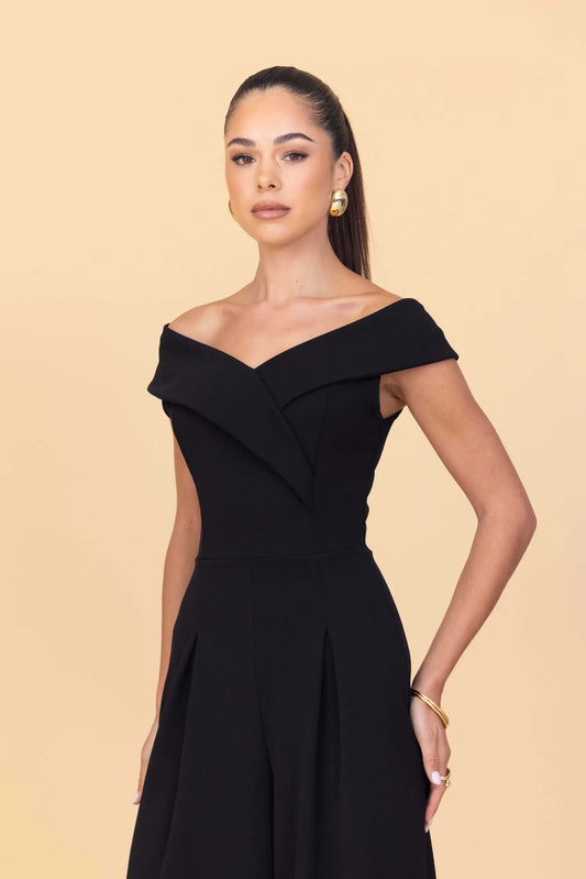 Schwarzer Overall von ZARA