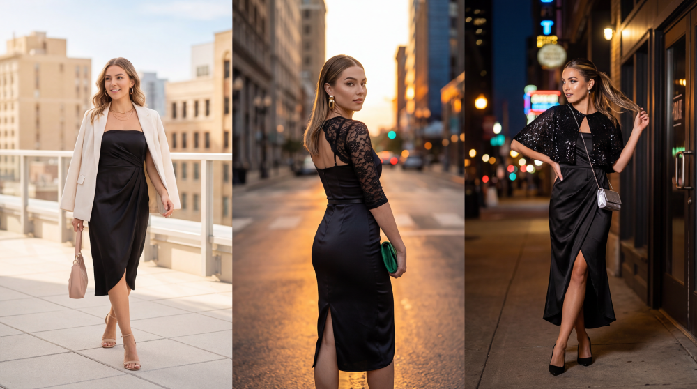 How to Style a Black Dress