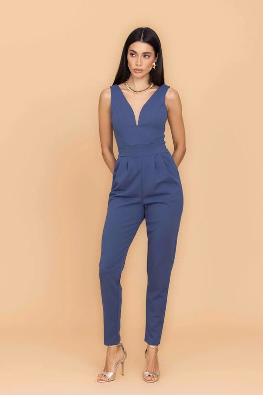 OLIVIA Indigo Blue Jumpsuit