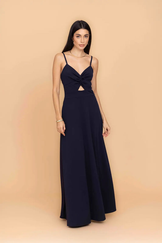ANNIE Navy Maxi Dress
