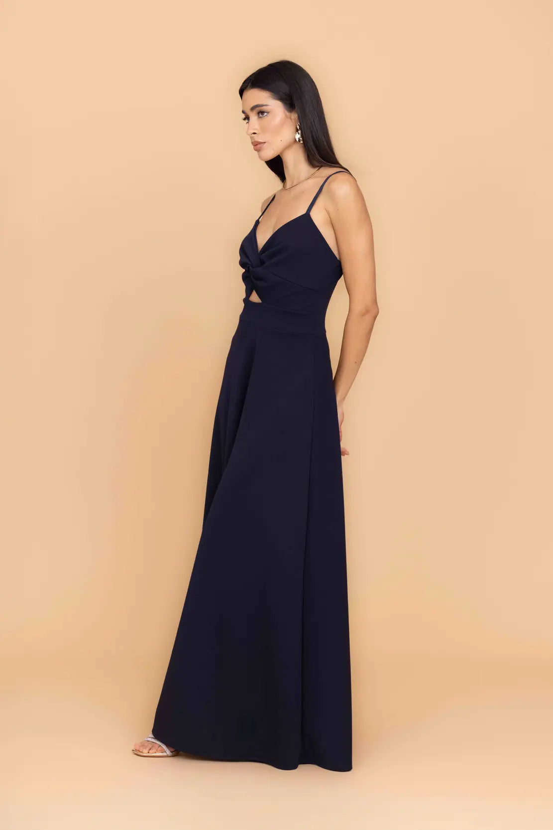 ANNIE Navy Maxi Dress