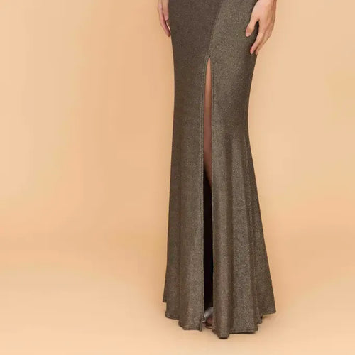 ARGENTINE Gold Glitter Maxi Dress | WalG London ARGENTINE Gold Glitter Maxi Dress | WalG London