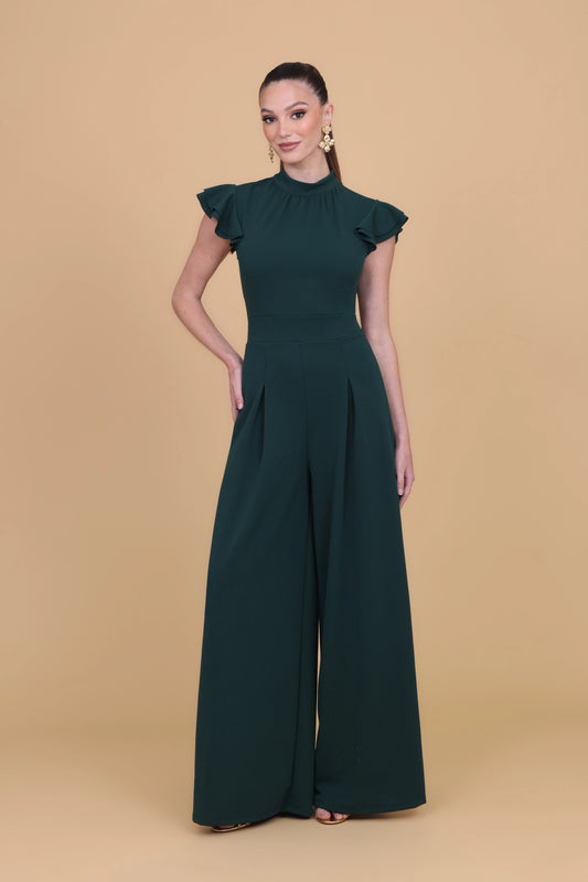 ASHLEY Forest Green Jumpsuit