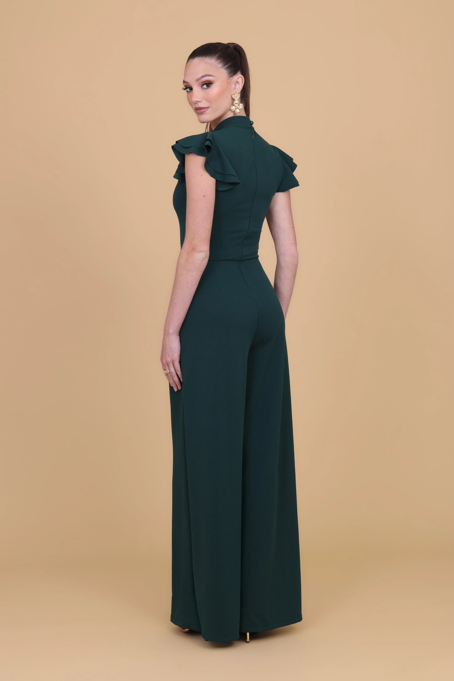 ASHLEY Forest Green Jumpsuit
