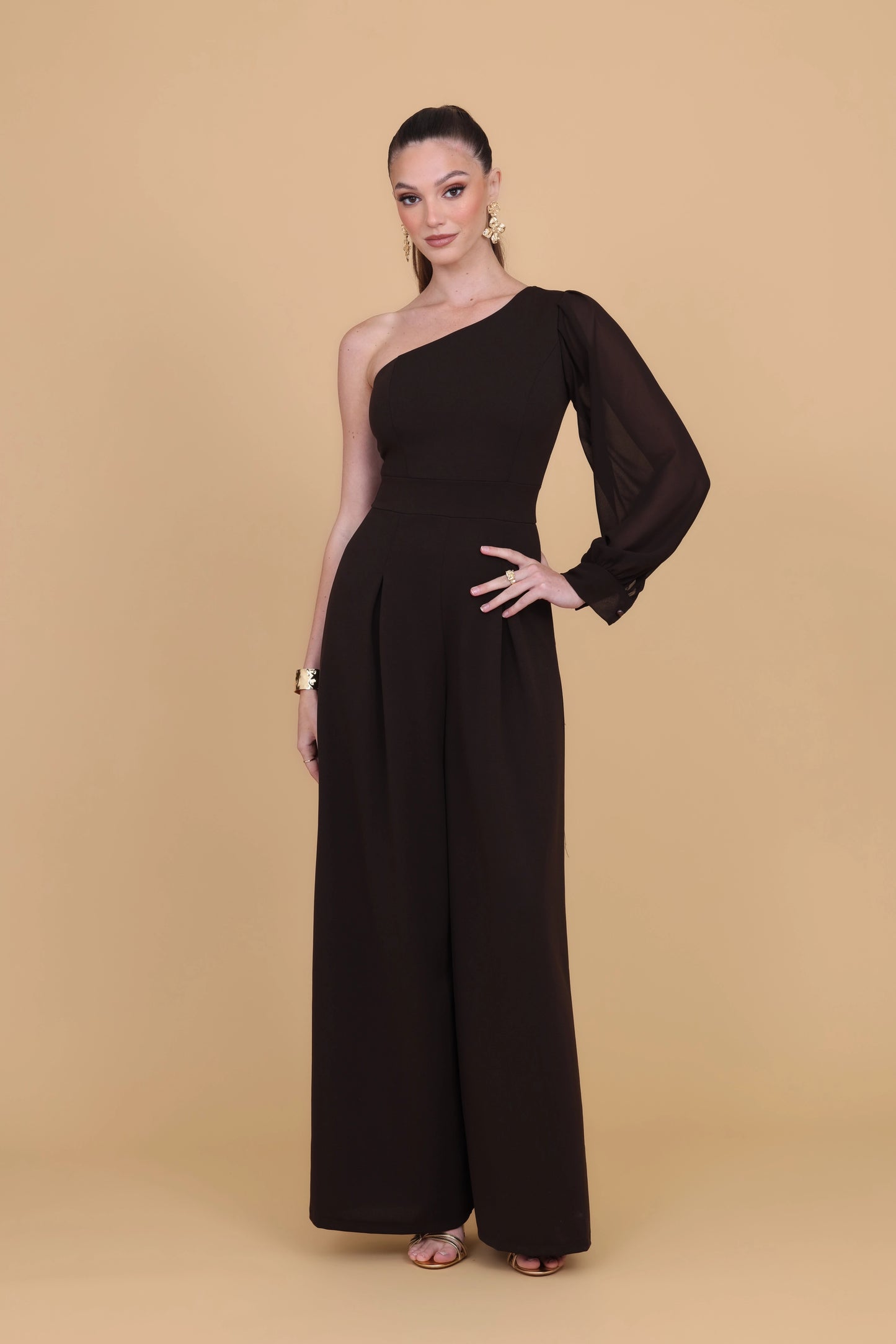 ASH Dark Brown Jumpsuit