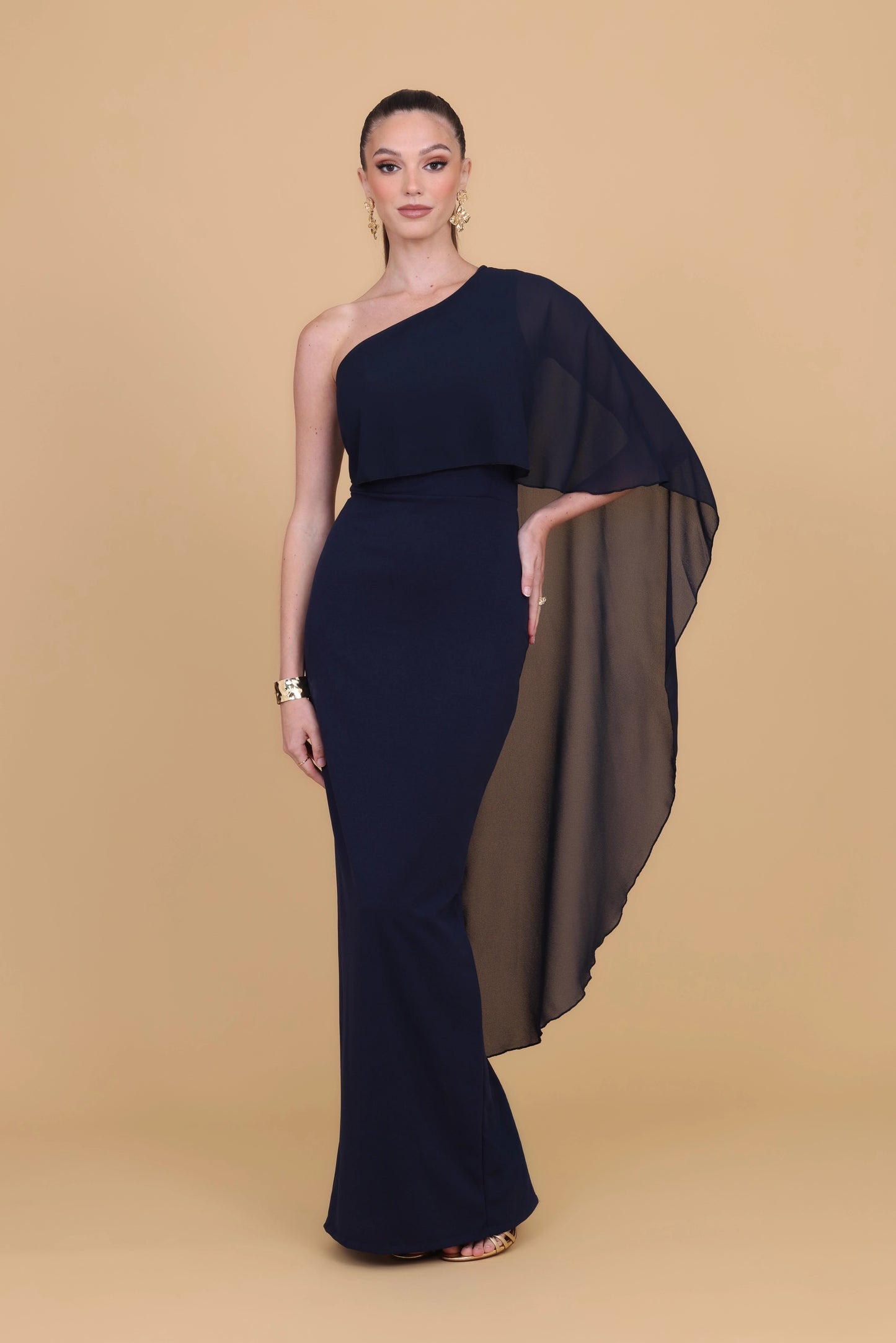MELODY Navy Maxi Dress