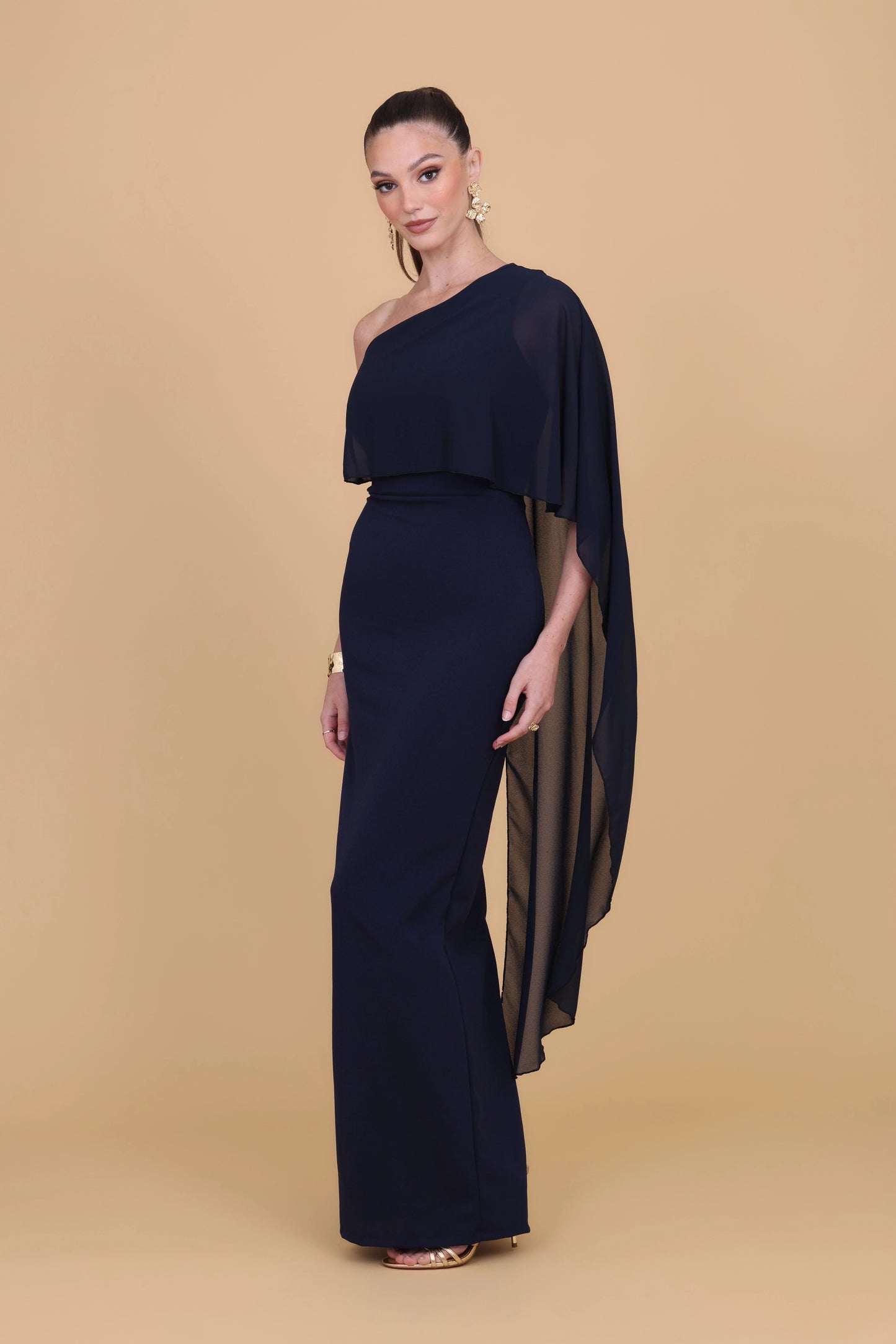 MELODY Navy Maxi Dress