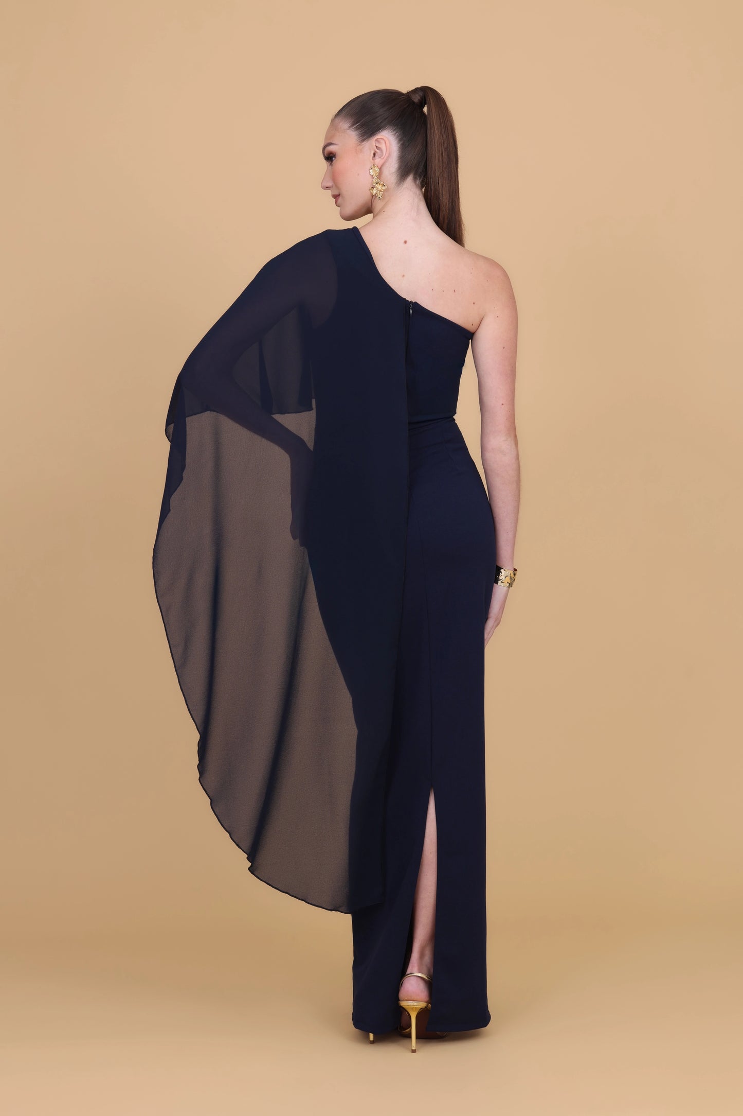 MELODY Navy Maxi Dress