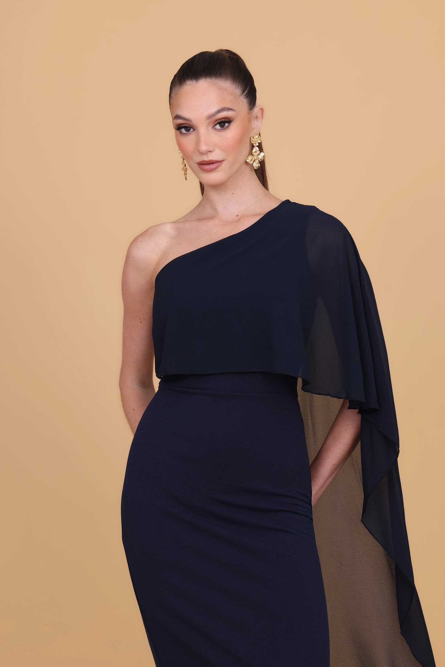 MELODY Navy Maxi Dress