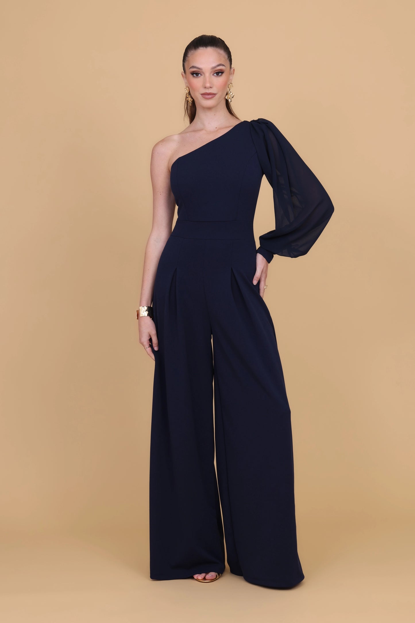 EMILIE Navy Jumpsuit