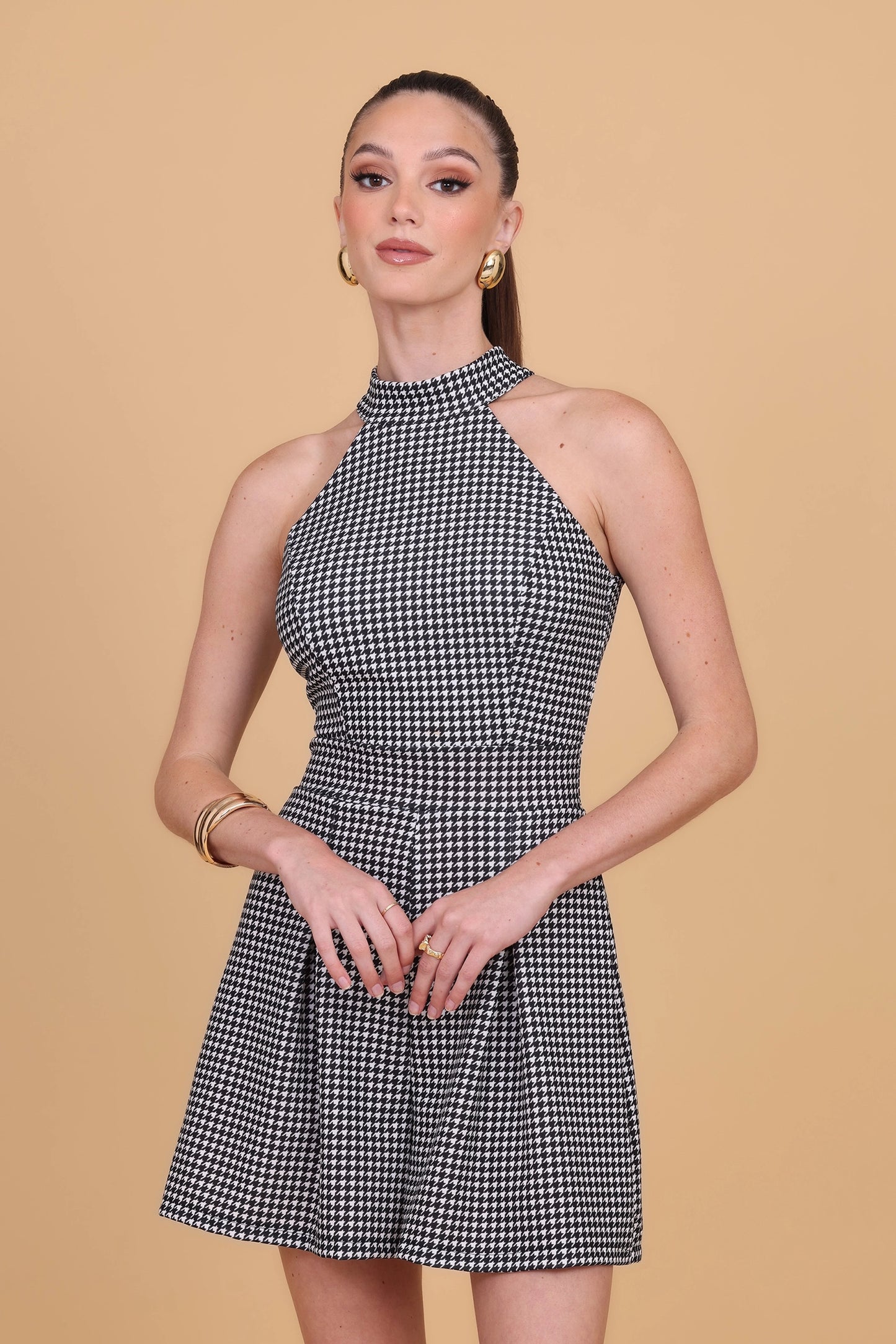 MADDY Black & White Playsuit