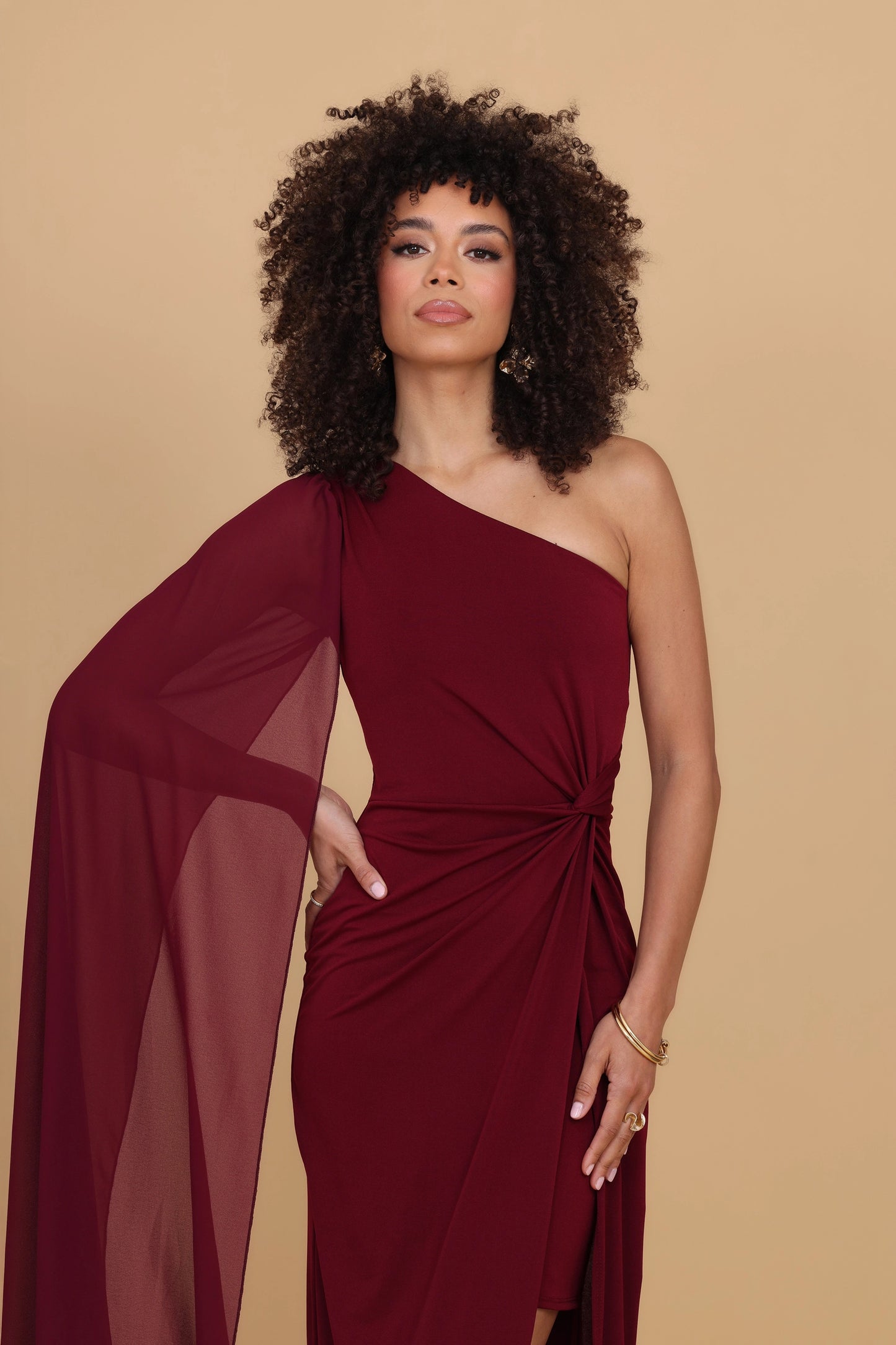 ANNABELLA Wine Maxi Dress