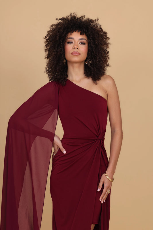 ANNABELLA Wine Maxi Dress
