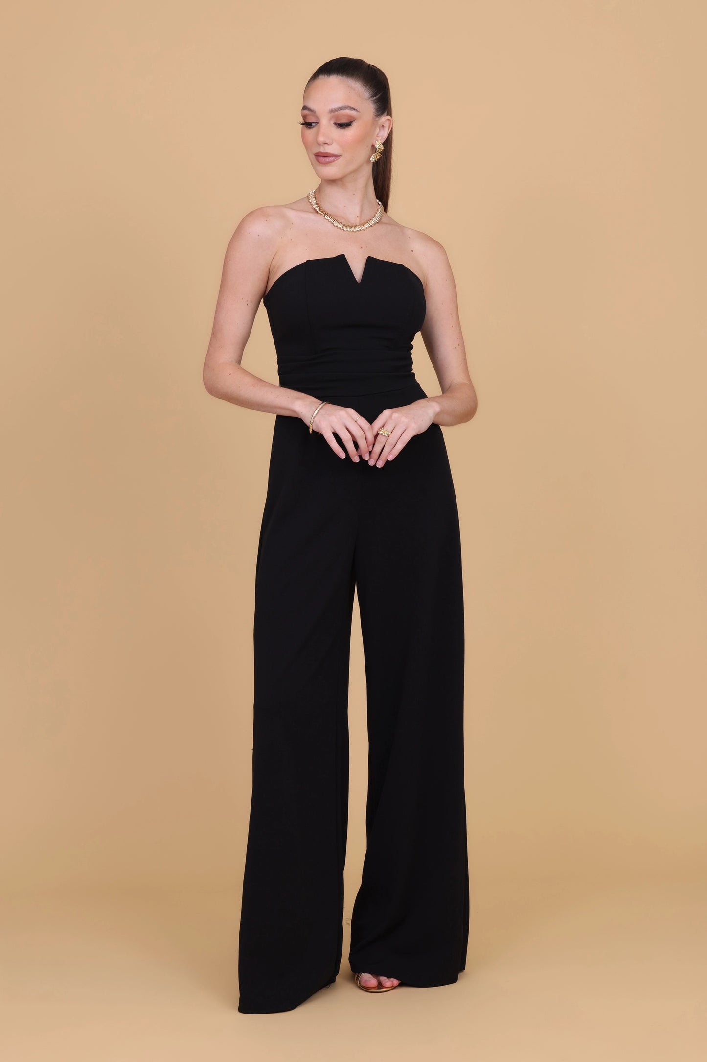 TASMINA Black Jumpsuit
