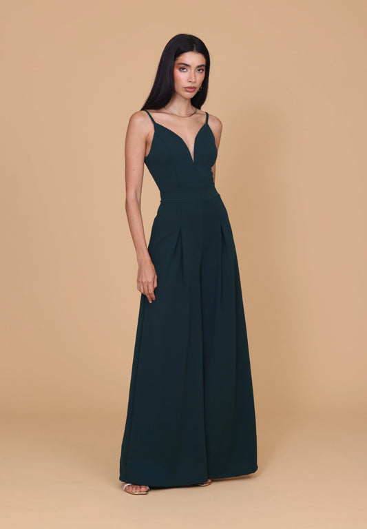 HAVANA Forest Green Jumpsuit