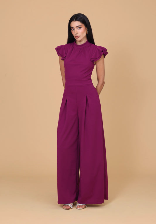 ASHLEY Plum Jumpsuit