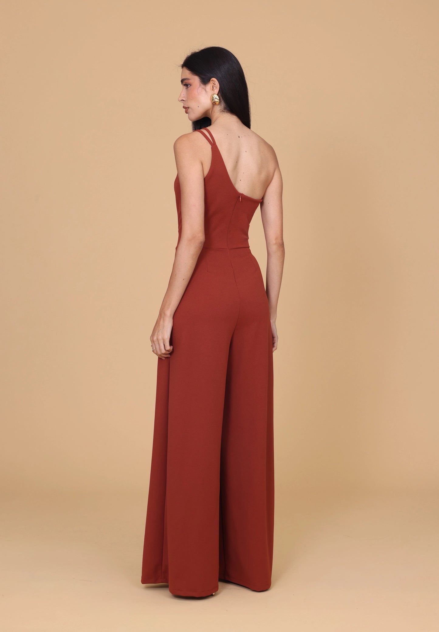 VALENCIA Autumn Brown Jumpsuit