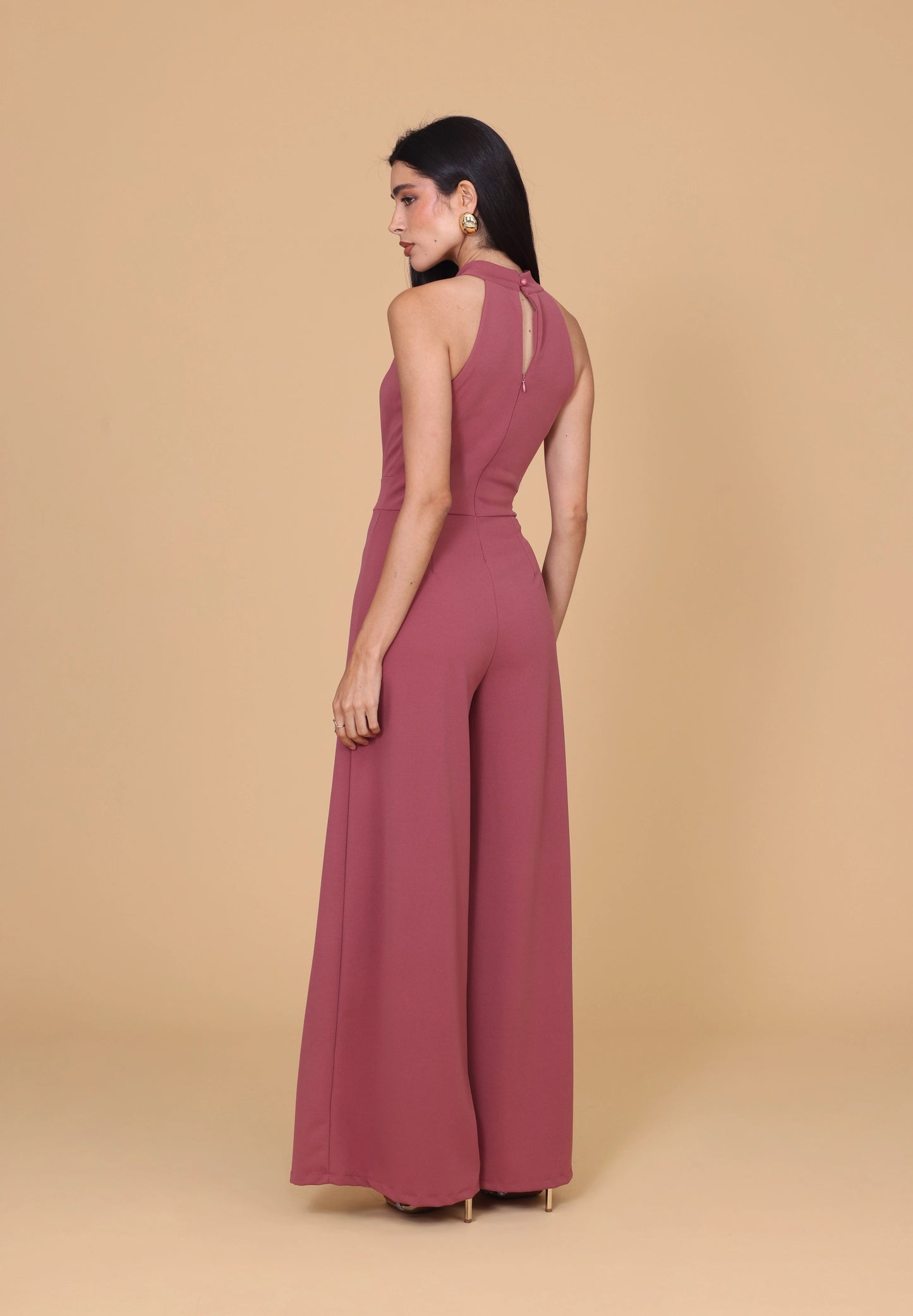 LEILA Dark Mauve Pink Jumpsuit
