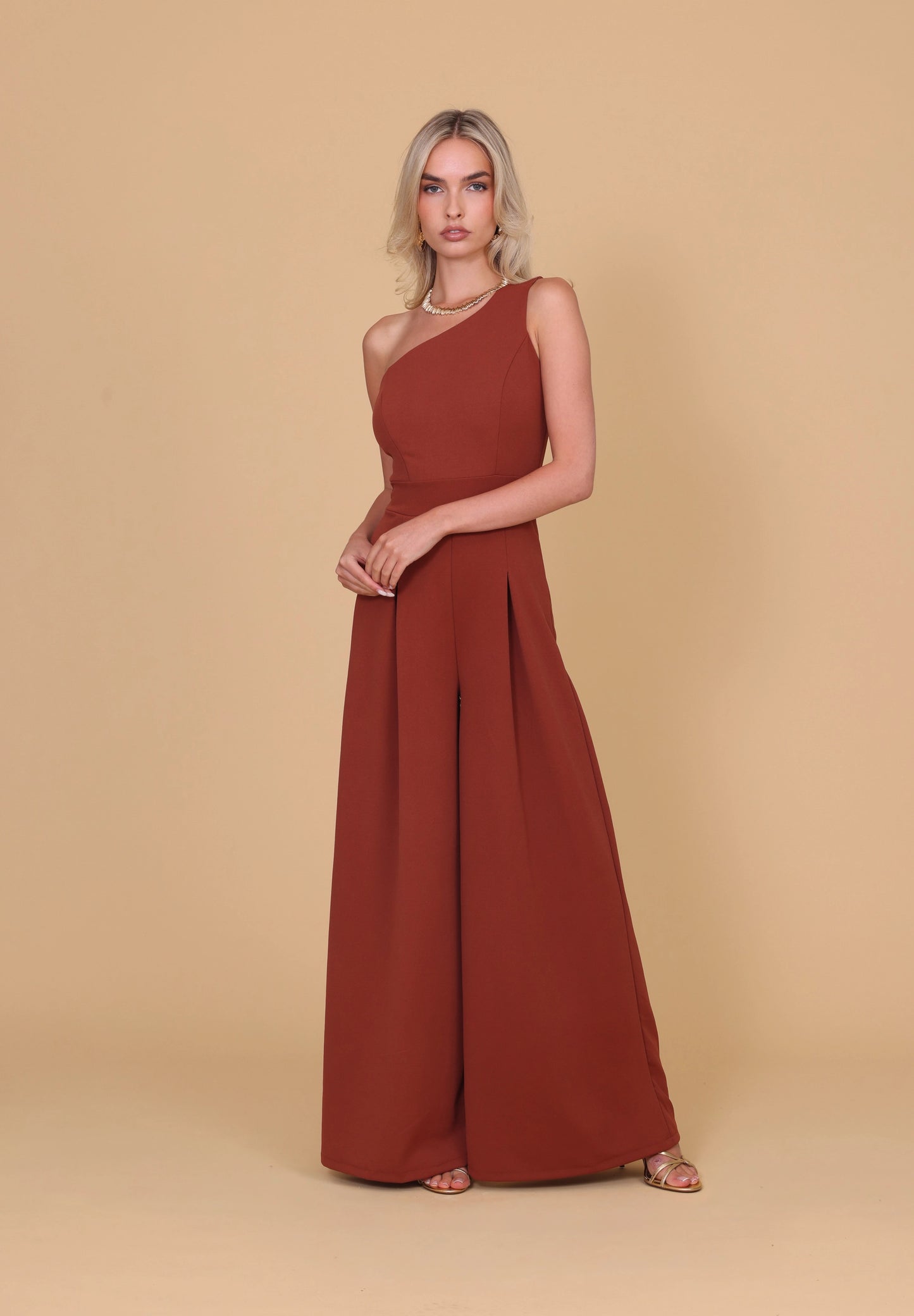 HOPE Autumn Brown Jumpsuit