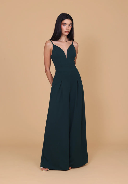 HAVANA Forest Green Jumpsuit