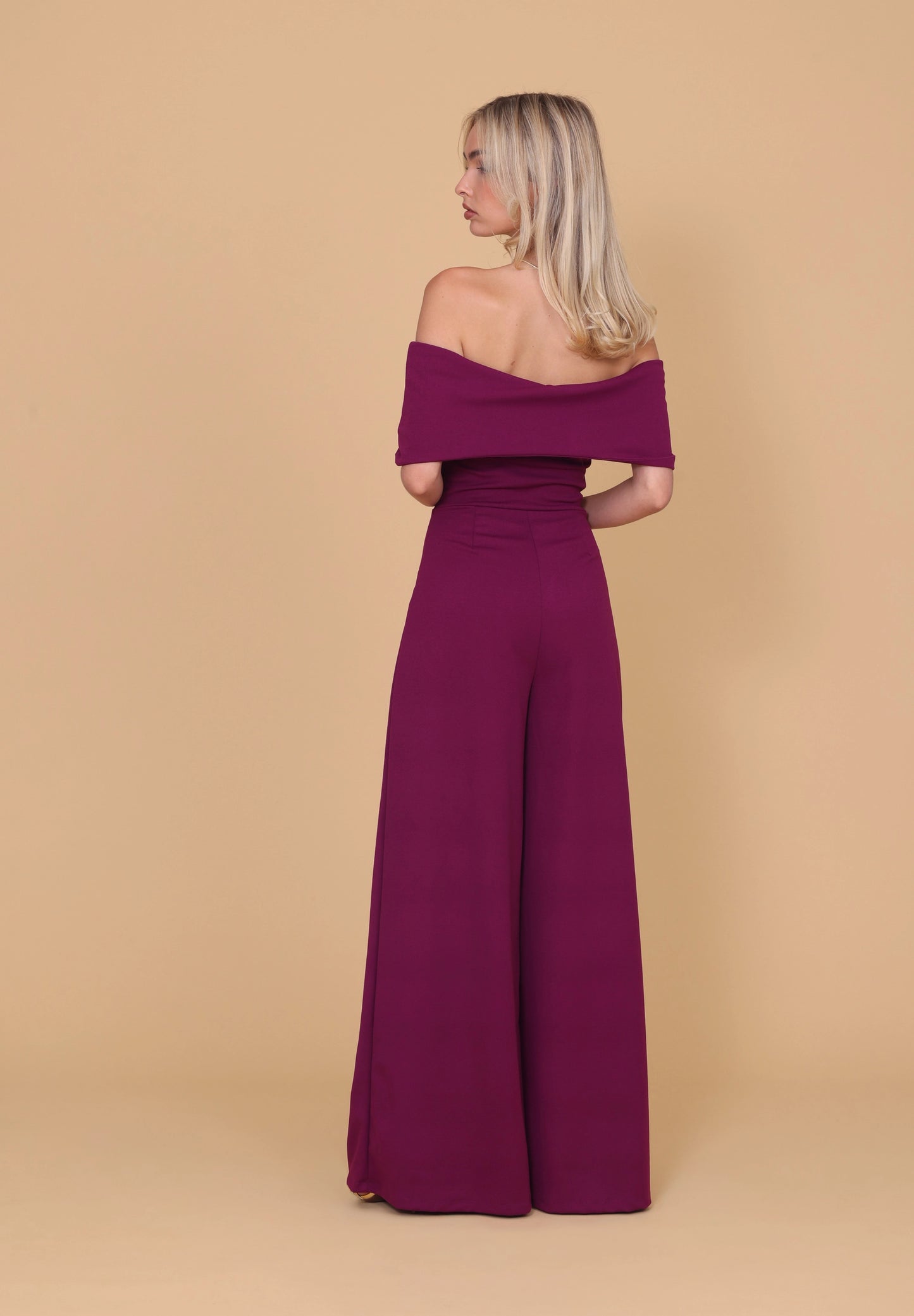 MONA Plum Jumpsuit