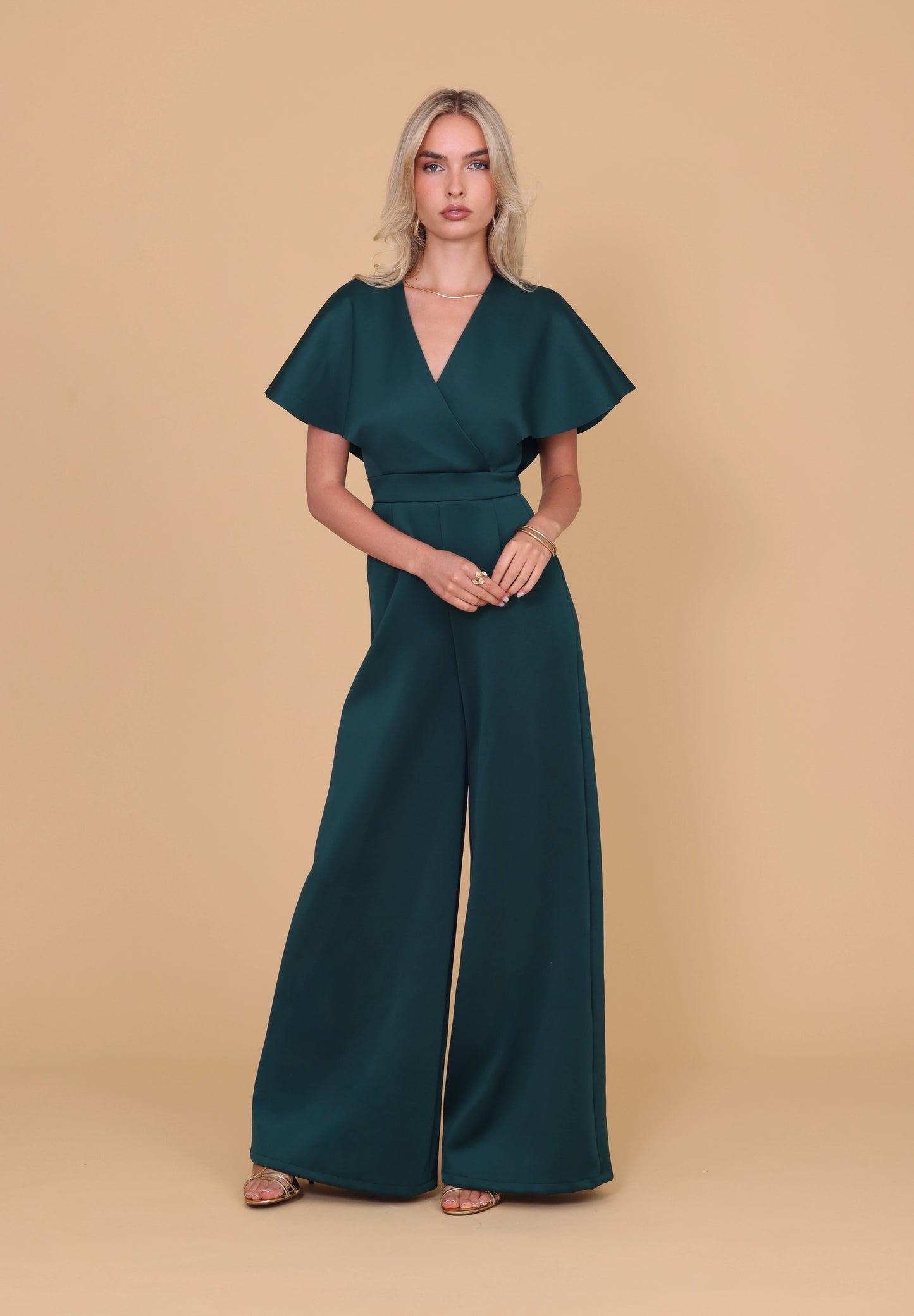 BETTY Forest Green Jumpsuit