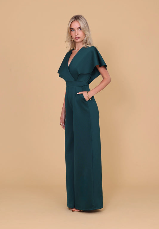 BETTY Forest Green Jumpsuit