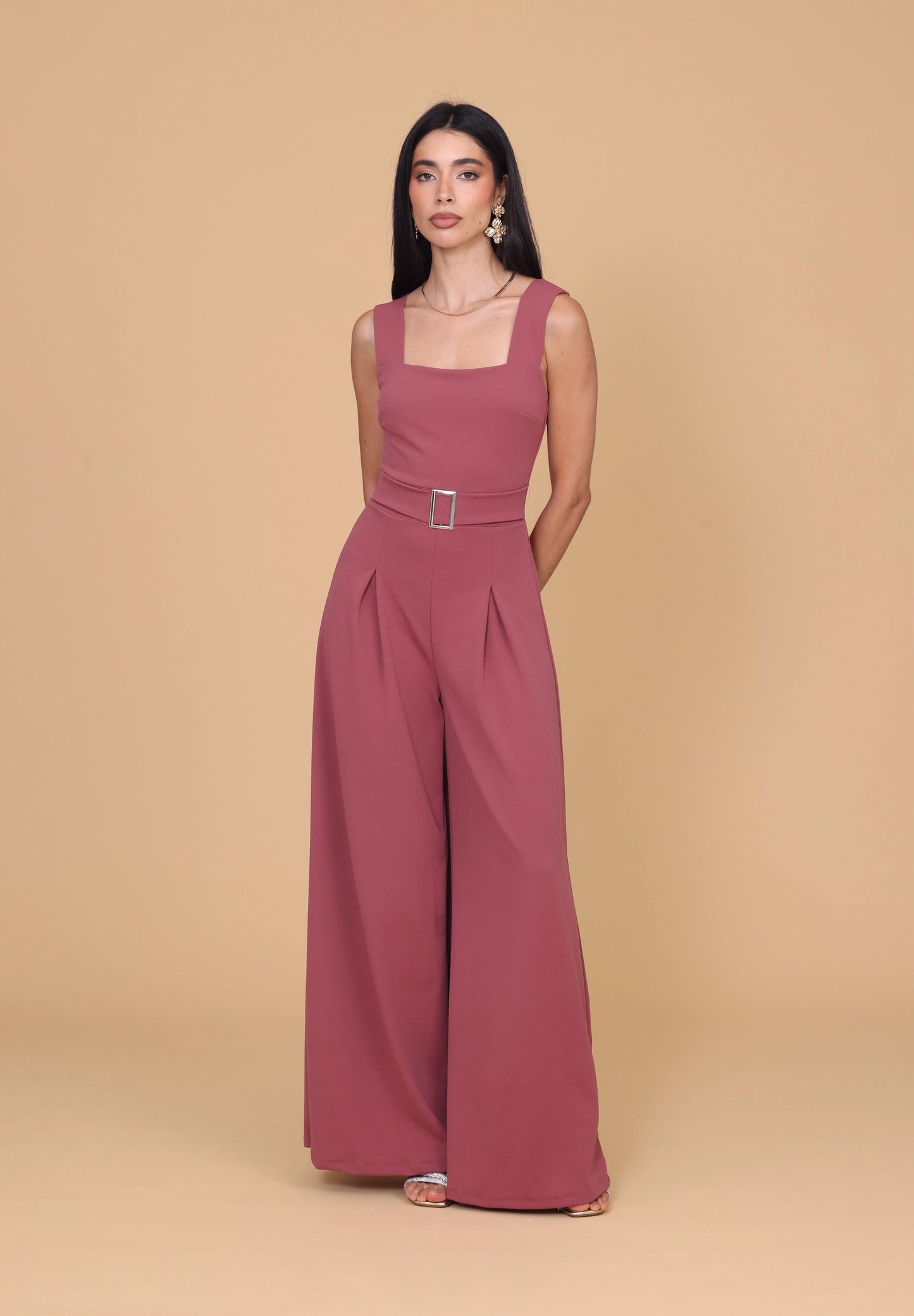 ASH Dark Mauve Pink Jumpsuit