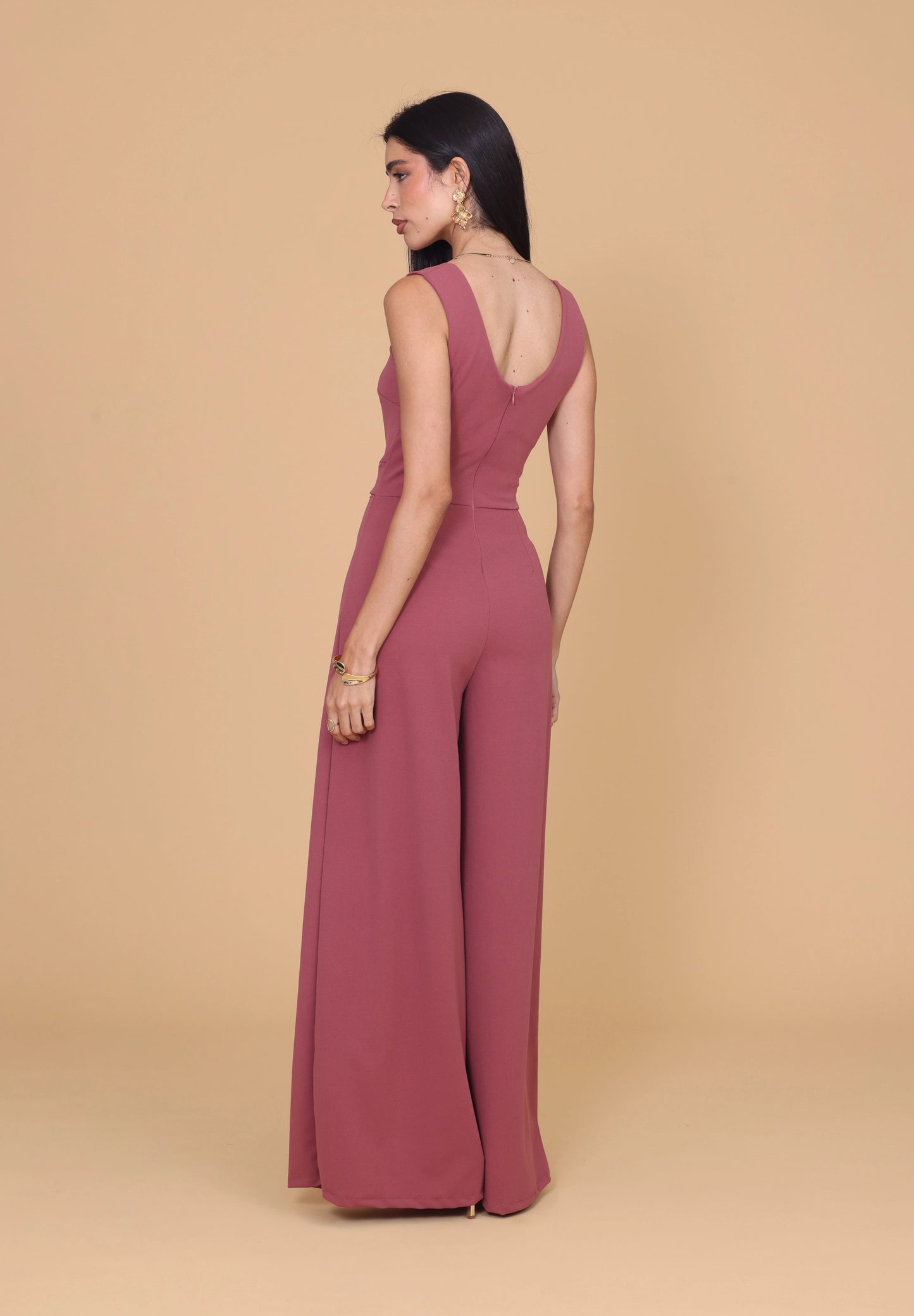 ASH Dark Mauve Pink Jumpsuit