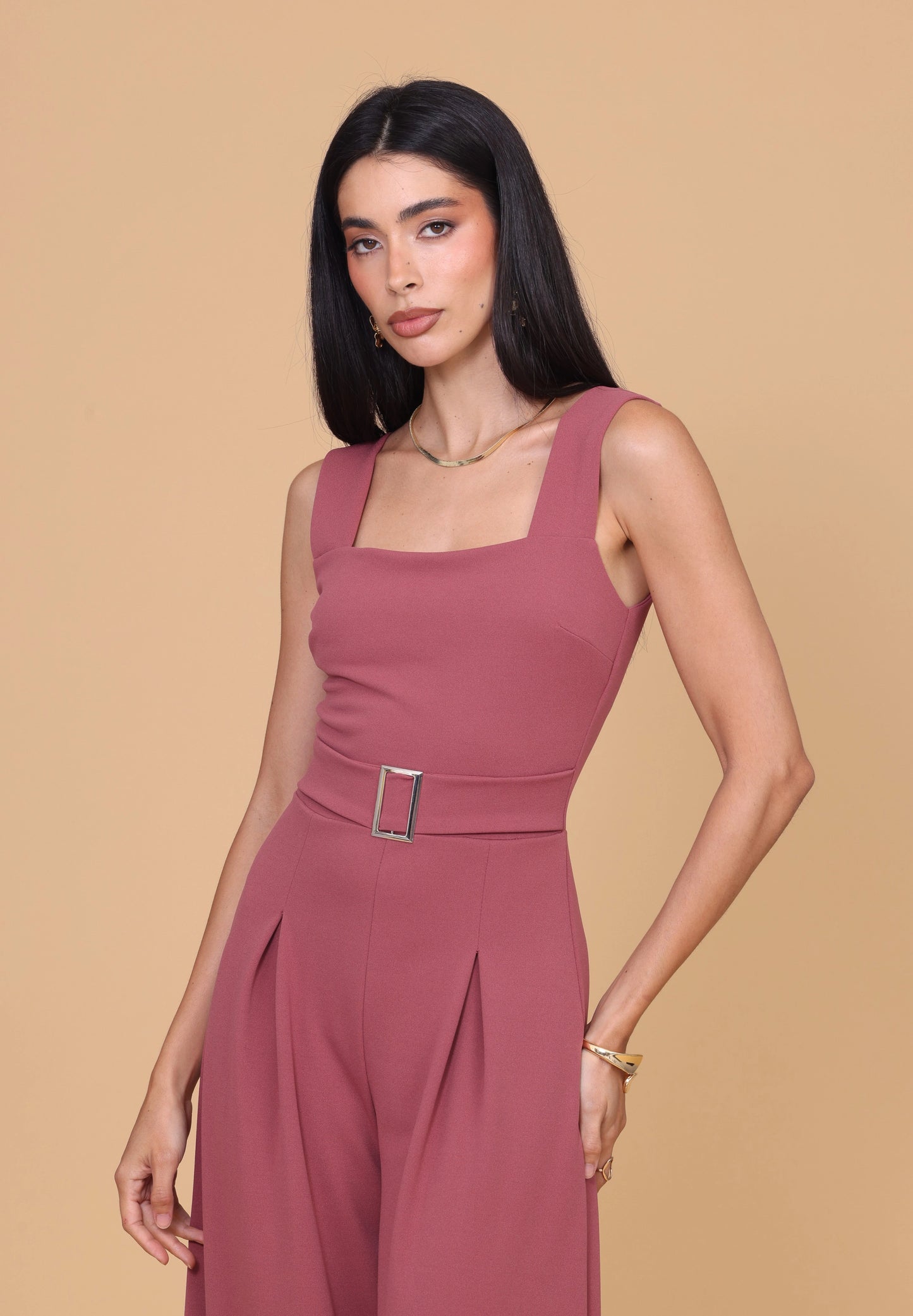 ASH Dark Mauve Pink Jumpsuit