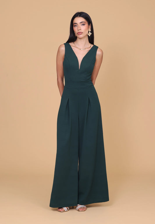 JACKIE Forest Green Jumpsuit