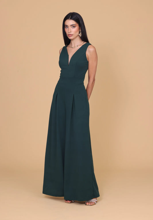 JACKIE Forest Green Jumpsuit