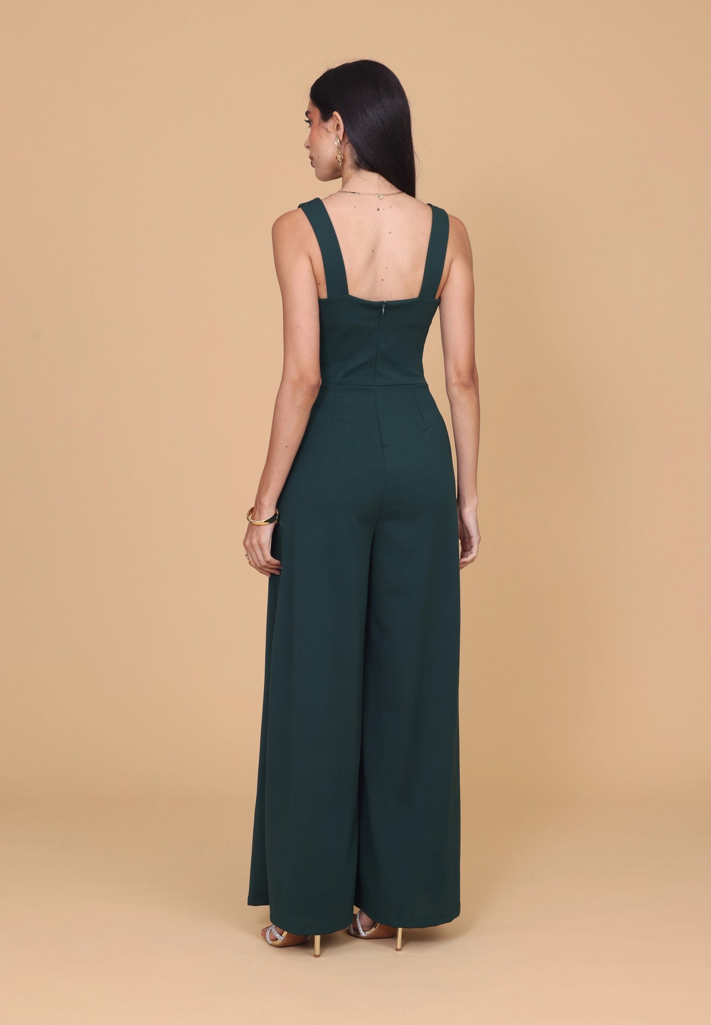 JACKIE Forest Green Jumpsuit