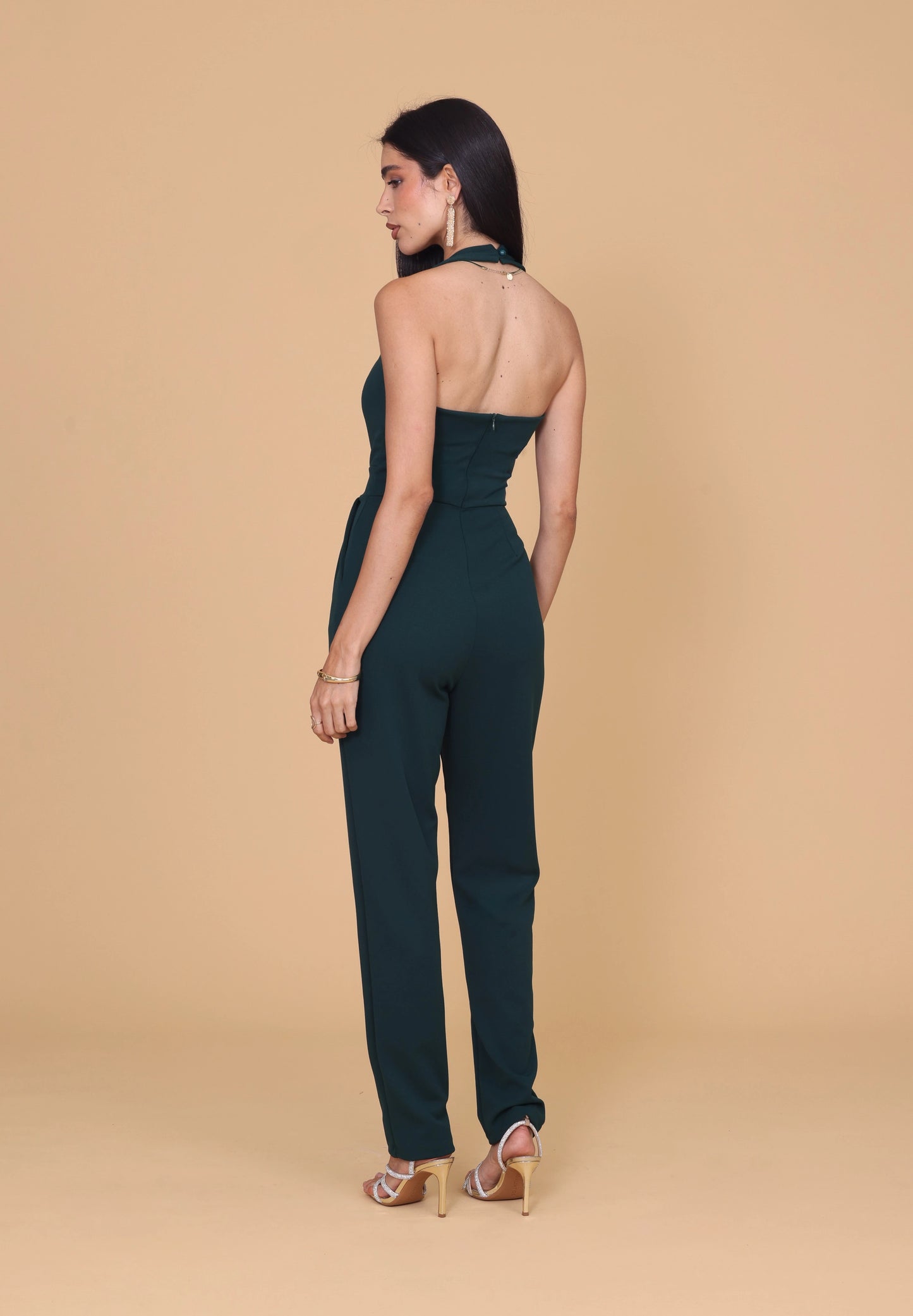 SOPHIA Forest Green Jumpsuit