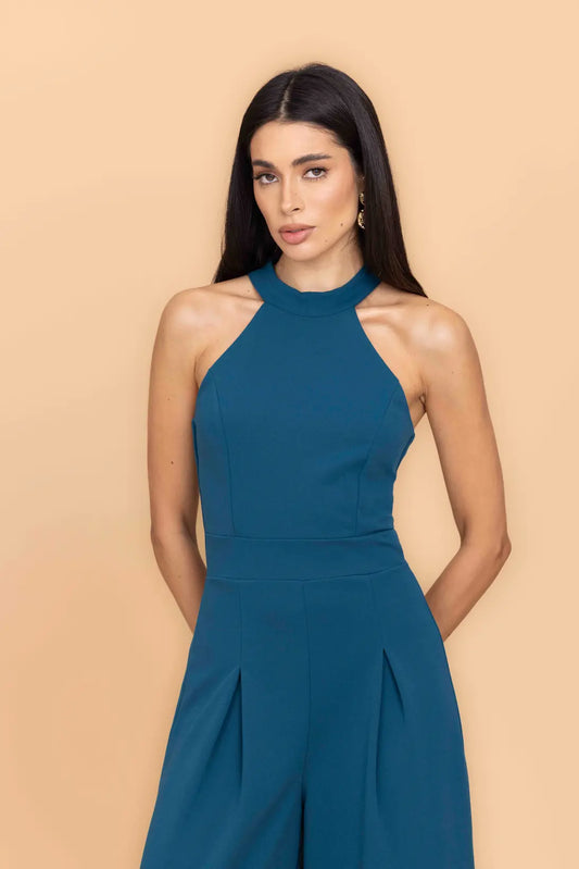 LEILA Dark Teal Jumpsuit