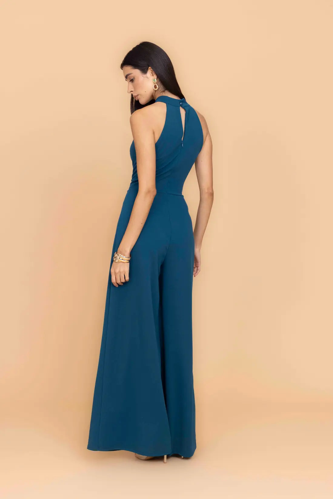 LEILA Dark Teal Jumpsuit