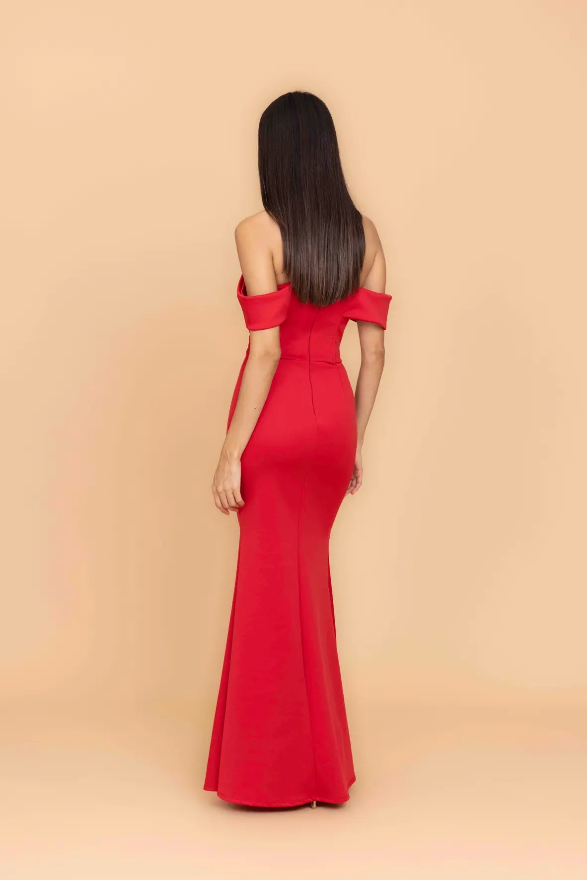 ALEX Red Maxi Dress