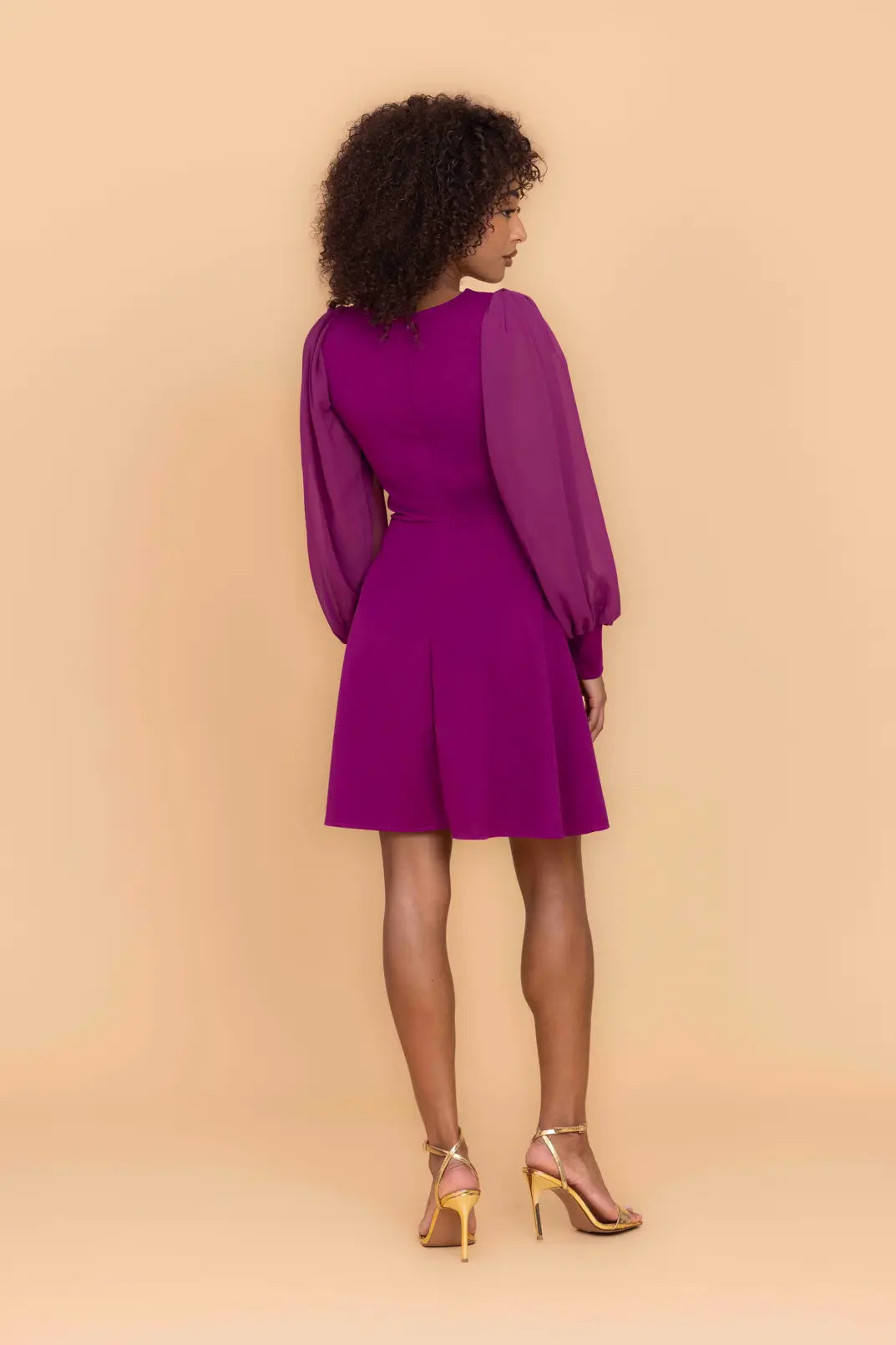 KAT Plum Mini Dress