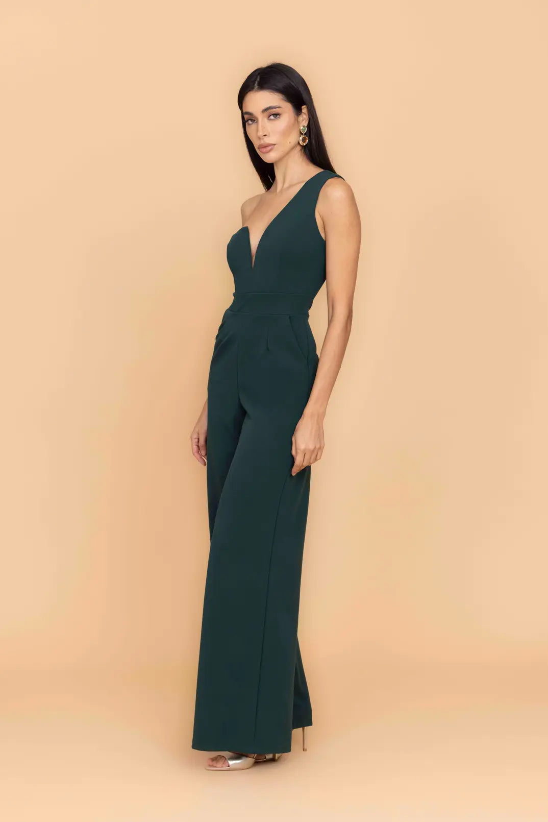 FLEUR Emerald Green Jumpsuit