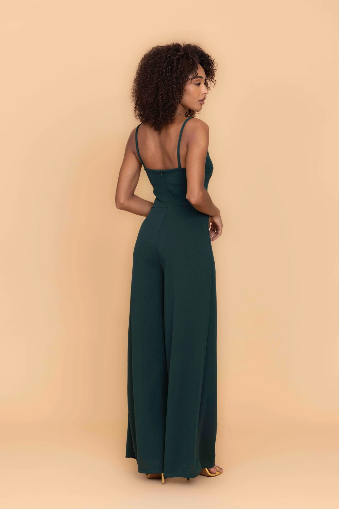 Lydia Forest Green Jumpsuit