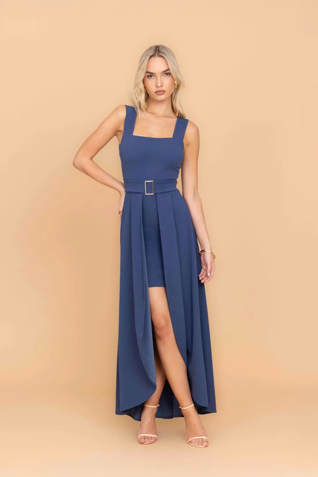 SIENNA Indigo Blue Midaxi Dress