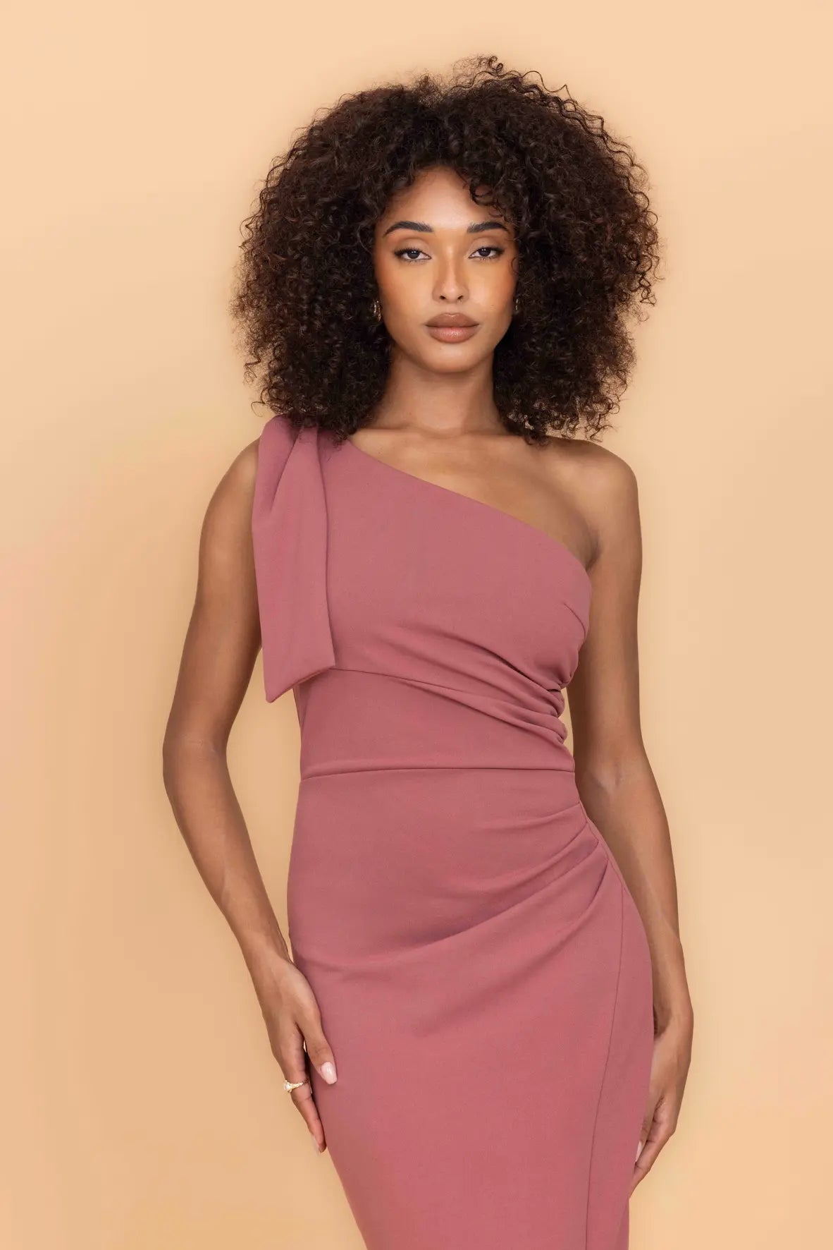 TALIA Dark Mauve Maxi Dress
